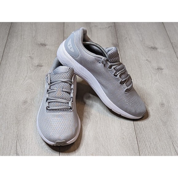 Women's UA Under Armour Charged Pursuit 2 Running Shoes Gray 3022604-101 Sz. 11 - Picture 1 of 10
